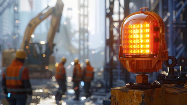 Gyrophare orange sans fil : flexibilité et sécurité maximisées